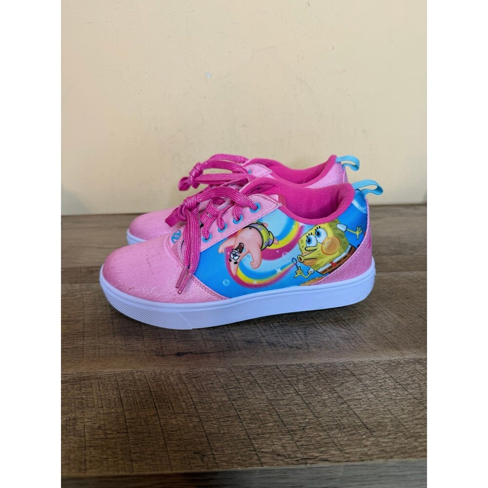 pink Heelys SpongeBob skate sneakers youth size 4 shoes